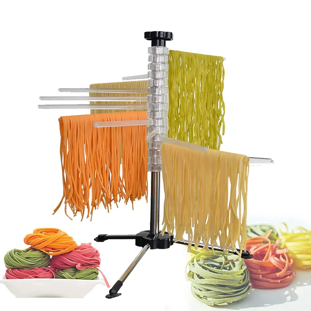 

Easily Dries All Long Noodles Steel and Polycarbonate Noodle Dryer of Fresh Pasta Drying Rack, Customized