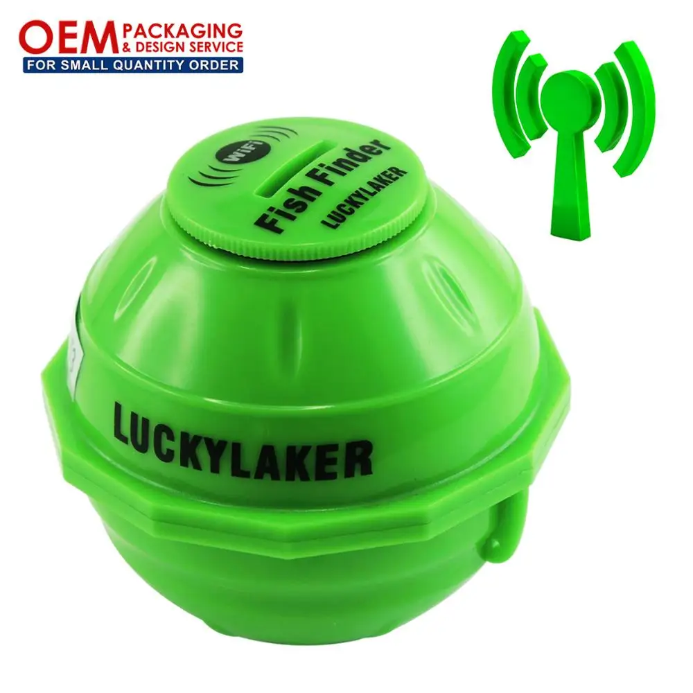 

LUCKY 50M WIFI Sonar Wireless Fish Finder 130fT(70m) Lithuim Battery PHONE/PAD/IOS/Android (OEM Packaging Available)