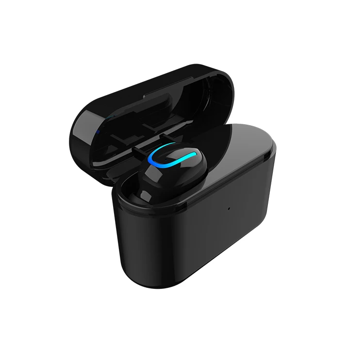 

HBQ Q26 Wireless Earbuds Earphones Super mini Single Earphone with Charging Box, Black;white;gold