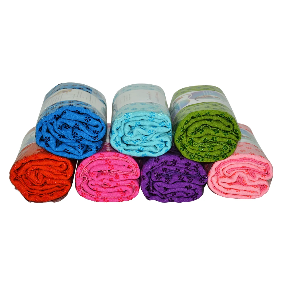 Suede eco friendly material organic non slip yoga mat towel