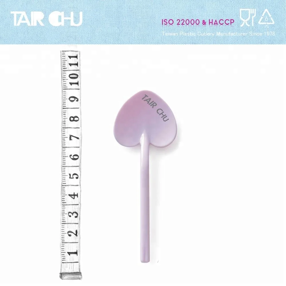 
Made in Taiwan ISO22000 & HACCP Certified Plastic Dessert Cake Spoon 