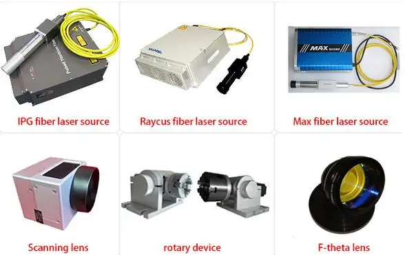 Imported high quality mini cnc fiber laser marking machine in jinan