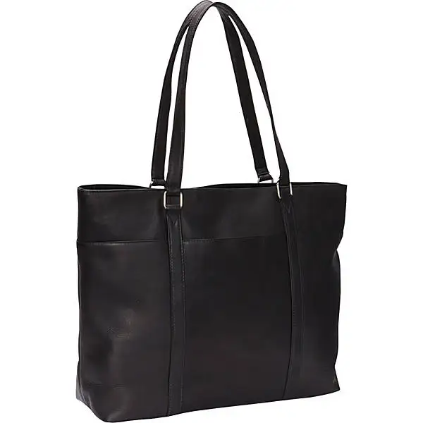 leather laptop tote bag women's