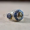 /product-detail/blue-biker-925-sterling-silver-mens-blue-enamel-thanksgiving-car-lover-jewelry-christmas-gift-ring-50045375718.html