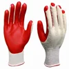 7/10 gauge white knitted cotton gloves manufacturer perfect white cotton hand gloves coated and without coated