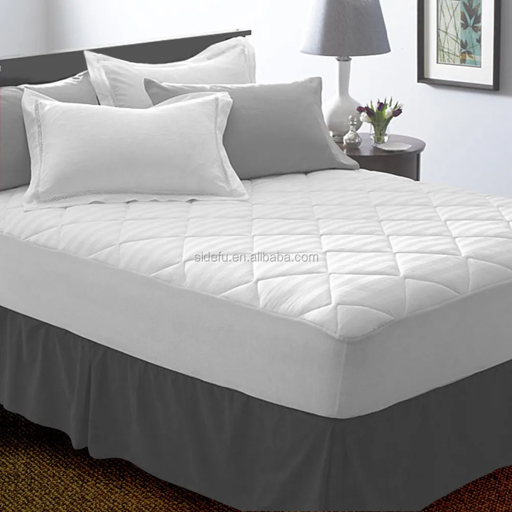 White Quilted King Size Hotel Waterproof Mattress Protector Buy King