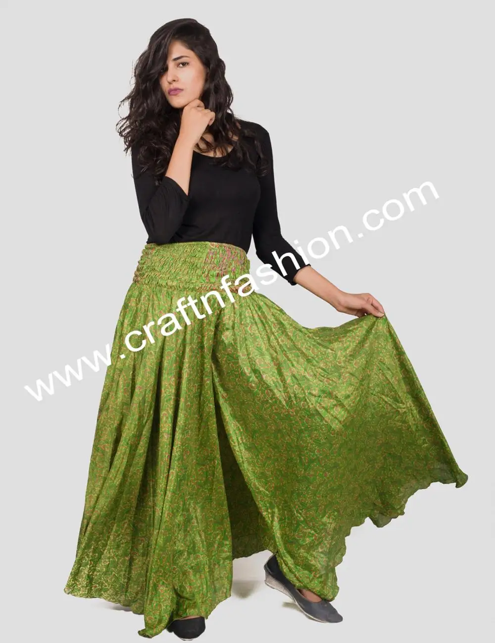 indo western palazzo dress