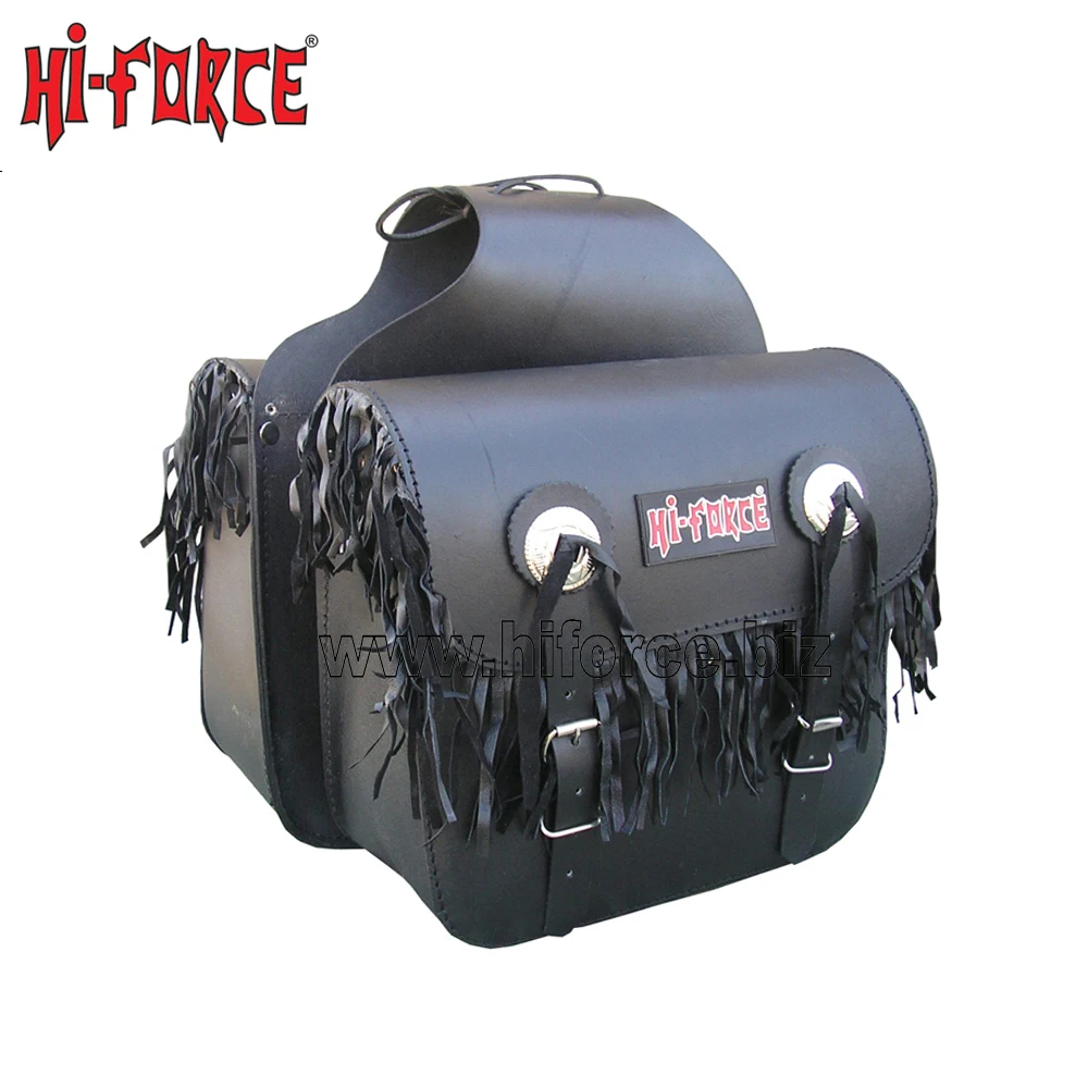 1 Pair High Quality Pu Leather Motorcycle Side Storage Luggage Saddle
