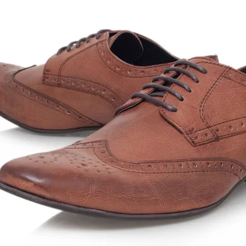 mens formal brown leather shoes
