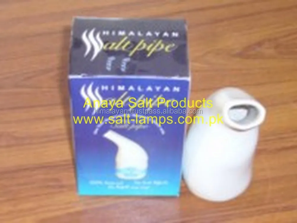 
Himalayan Crystal Salt Pipe Inhaler / Halite Salt Crystal Inhaler 