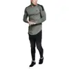 Hot sale plain t shirt cotton spandex super soft athletic full sleeve t shirt for men