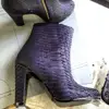 Bohemian Seasonal Python Snake Skin Boots