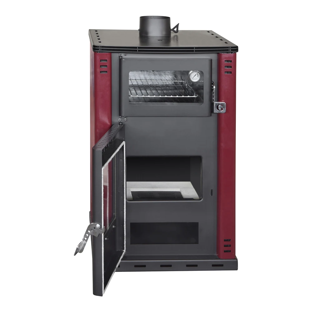 
28,6 kW European Quality Wood Burning Stove with Oven and Water Jacket | 76,6% Efficiency (Gekas Stoves - DG 2300) 