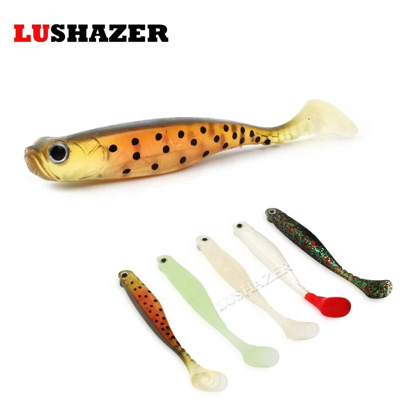 

T tail 100mm 6g fishing lure shad lure hot sale soft bait