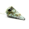 Chrysocolla faceted pendulum wholesale gemstone healing pendulum for dowsing gemstone pendulums manufacturer