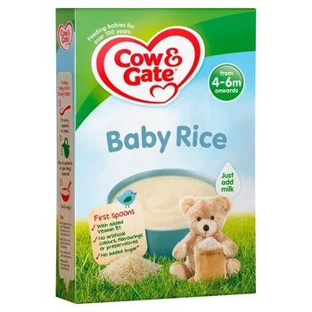 rice cereal at 4 months
