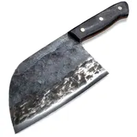 

Handmade Forged Chef Knife Clad Steel Forged Chinese Cleaver Professional Kitchen Knives Meat Vegetables Slicing Chopping Tool