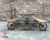 Woavin Indian Modern Style Industrial Best Table & Bench Set of 3