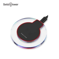 

Settpower K9 2019 New product fast wireless charger for smart mobile phone qi wireless charging