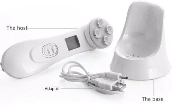 
private label portable multifunction mini facial EMS electroporation photon rf beauty device for home use skin care 