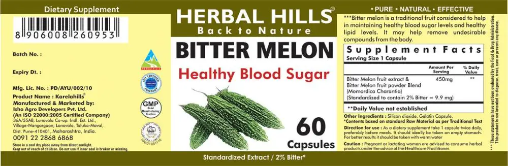 
Bitter Melon Capsule 