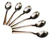 Ski Group Of Stainless Steel Promotional Item Gold Tea Spoons In Festival