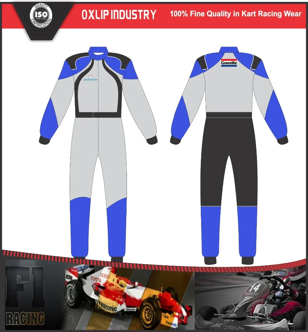 Custom Made Go Kart Racing Suit New Design Adult Size Sublimation