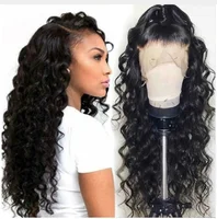 

Loose Wave Wig Brazilian Full Lace Human Hair Wigs For Women With Black Pre Plucked Bleached Knots full Lace wig