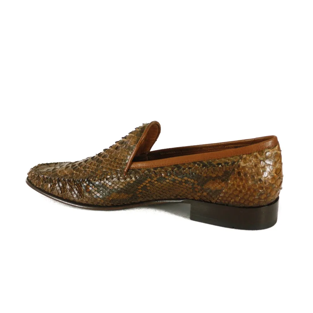 python leather shoes