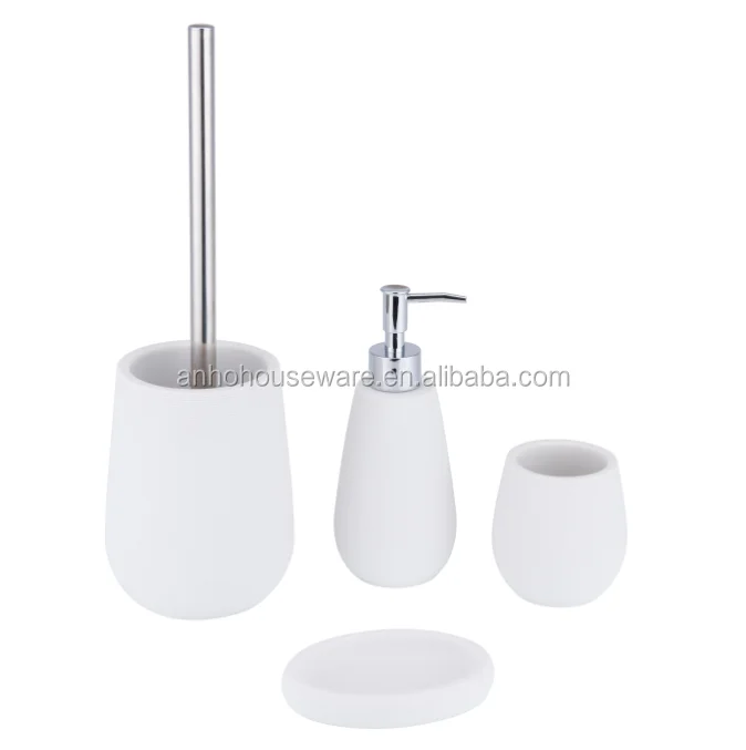 Creative 4pcs/set Polyresin Bathroom Accessories Bathroom Set Buy