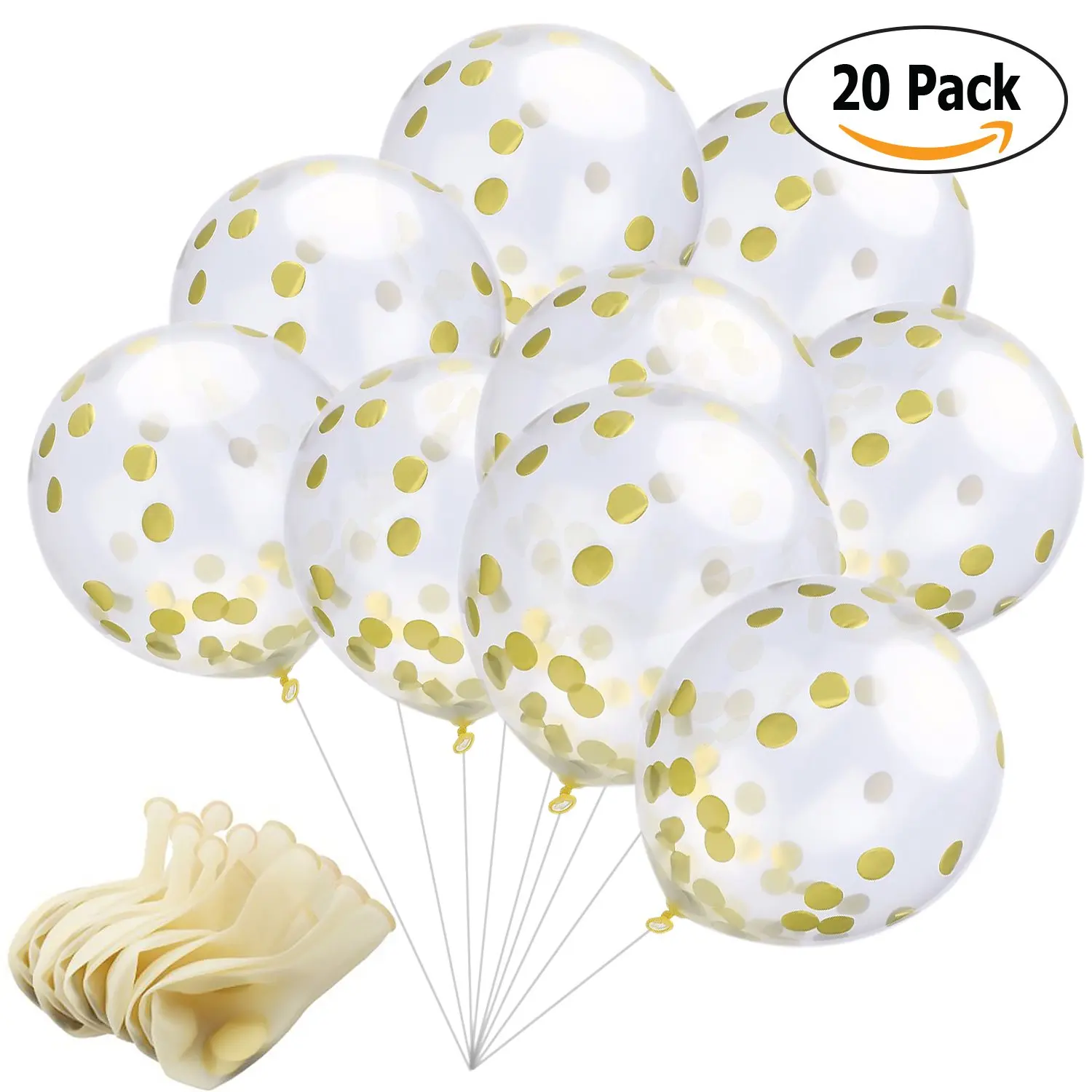 Buy Spoton 20pcs Of 12 Inches Party Balloons With Golden