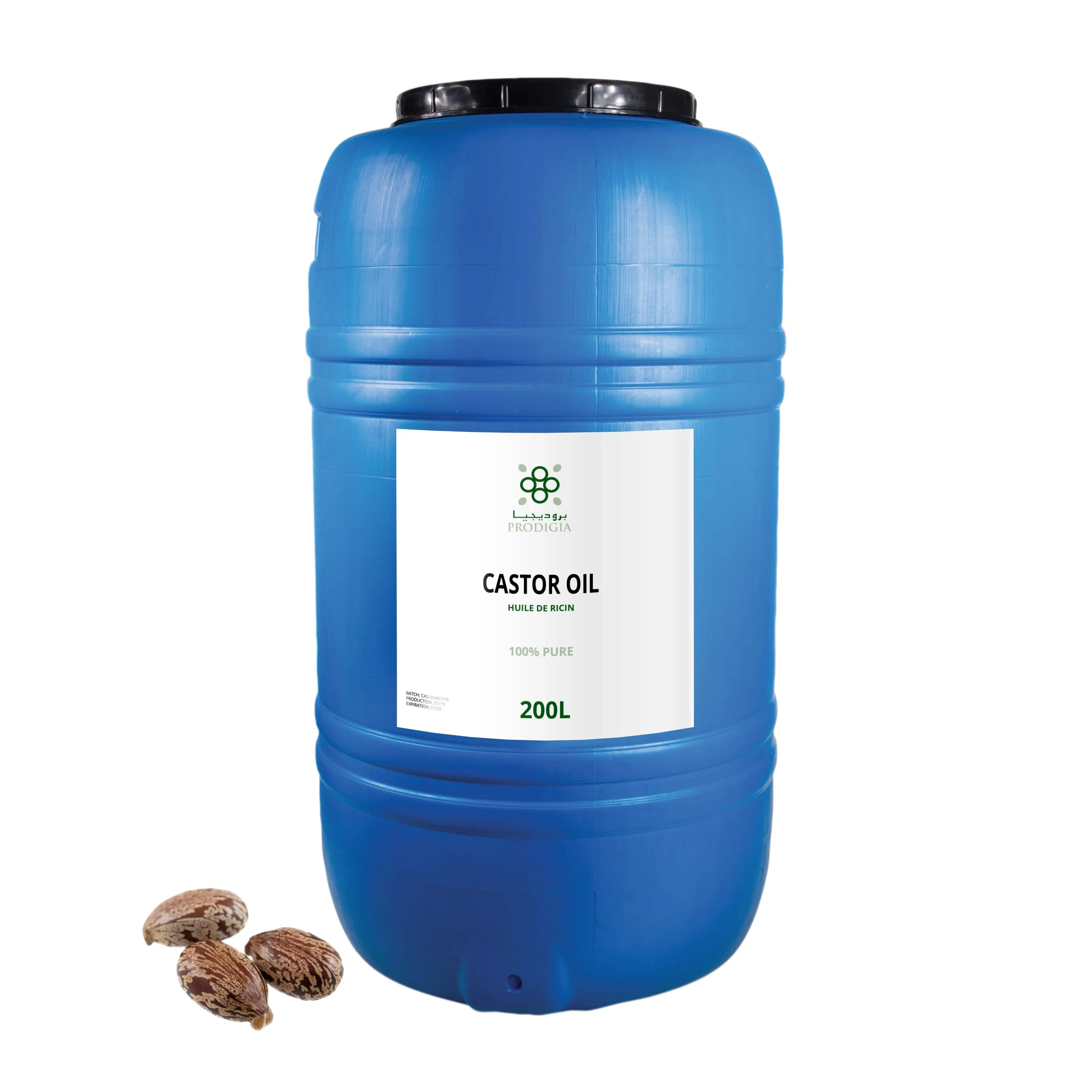 
Wholesale 100% Natural Castor Oil Cold Pressed Best Price 1L Bottle From Morocco 