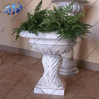 Wholesale White Marble Home Decoration Flower Pot Buy Indian