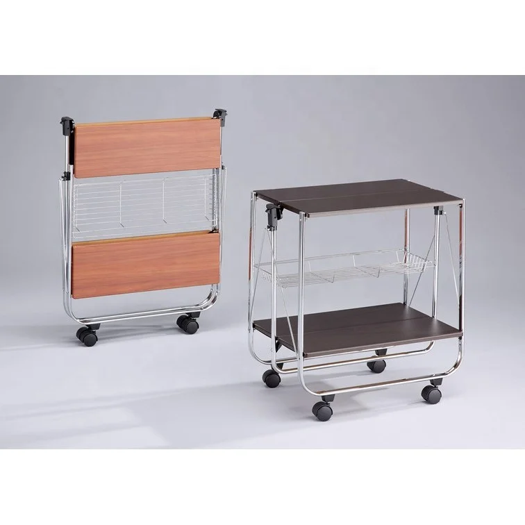 
Folding Kitchen Trolley Cart 