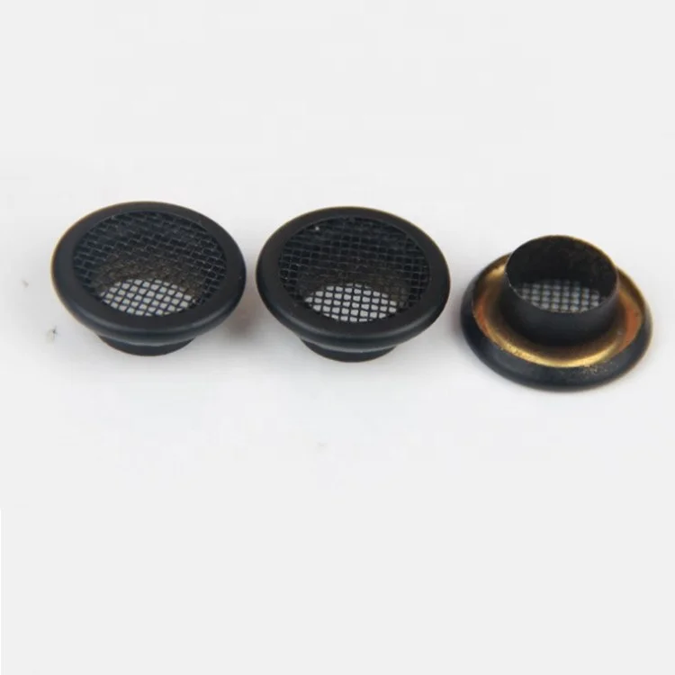 Metallic corns with flat mesh spray-painted Breathable eyelet