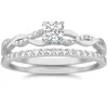 Awesome Real 0.80TCW Diamond Matching Ring At Best Selling Price