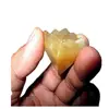 New Beautiful Yellow Aventurine Lemurian Chakra Pyramid Gemstone Healing Vastu Reiki Chakra Balancing Engraved Pyramid Good Cube