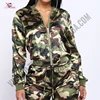 Customized Wholesale Polyester active wear dry fit tactical military camo track suit for women