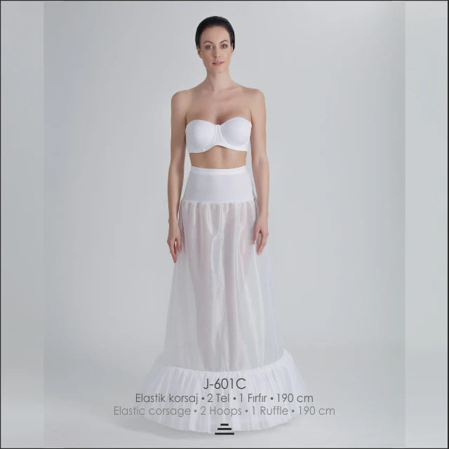 
1 Layer Tulle Petticoat For Wedding Dresses 