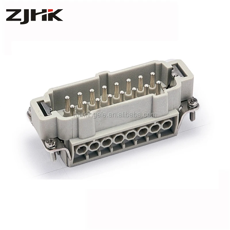 Haoke He 016 16pins Male Inserts Hdc Screw Terminal Cable Heavy Duty Connector 16 Pin Hdc 9998