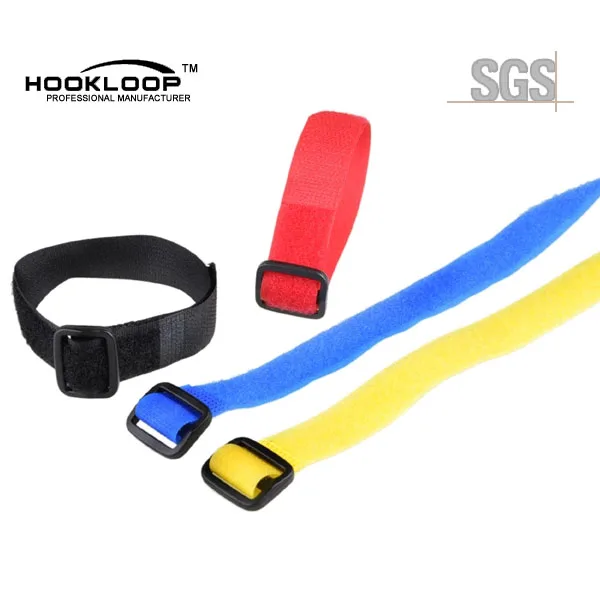 Adjustable Hook And Loop Straps With Buckle Elastic Hook And Loop ...