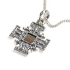 925 Sterling Silver Cross Necklace Pendant New Testament Holy Bible Christian Necklace Jewelry Set WORLDS TINIEST NANO BIBLE!