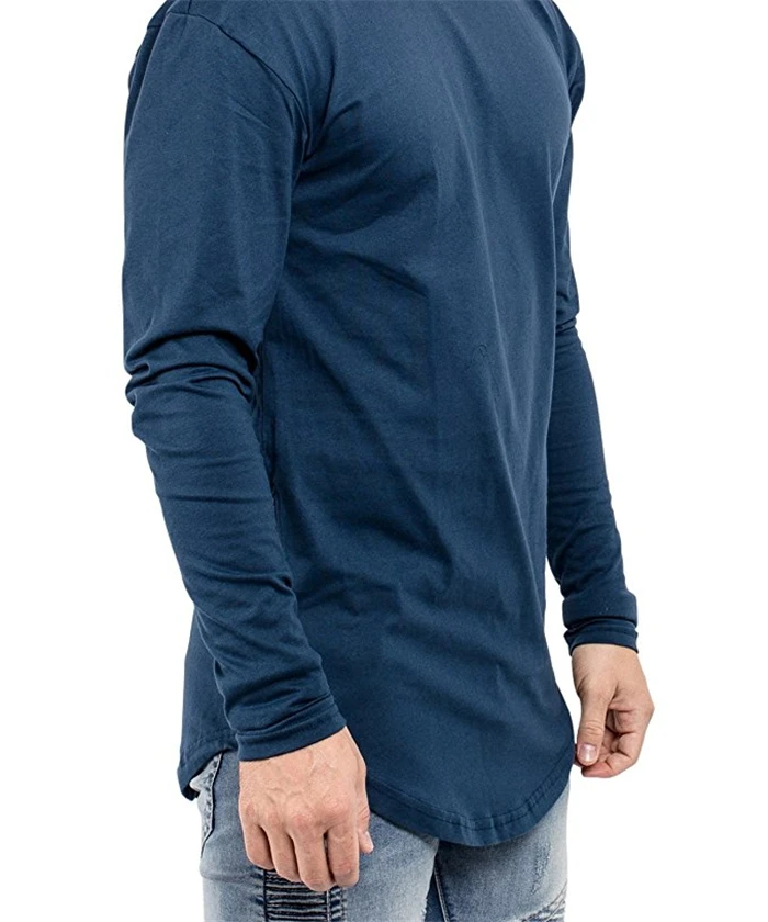 long hem shirt mens