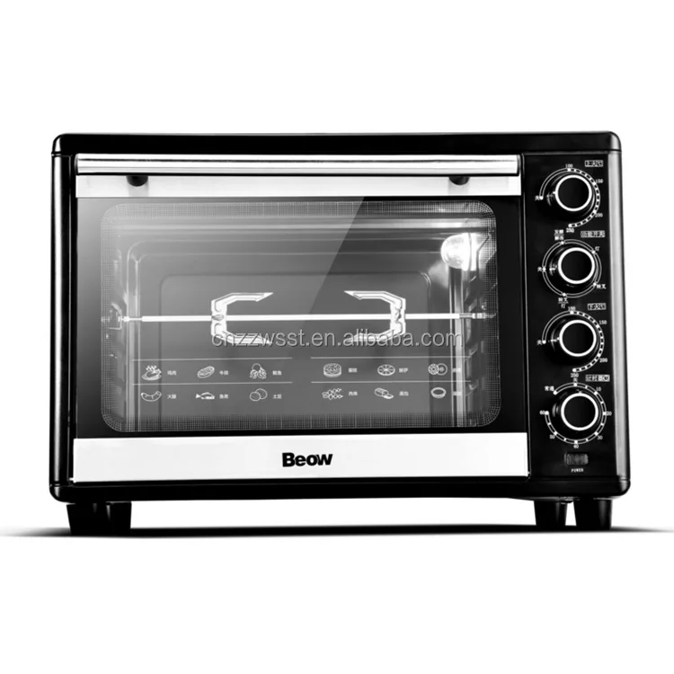 Tempered Glass Pull Down Door Portable 45l Big Capacity Electric