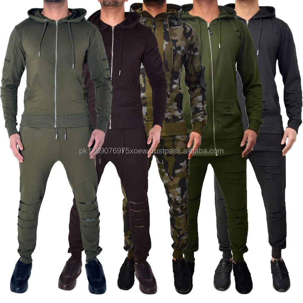 slim fit designer tracksuit