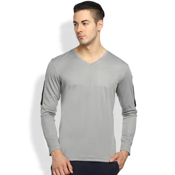 mens v neck long sleeve t shirt