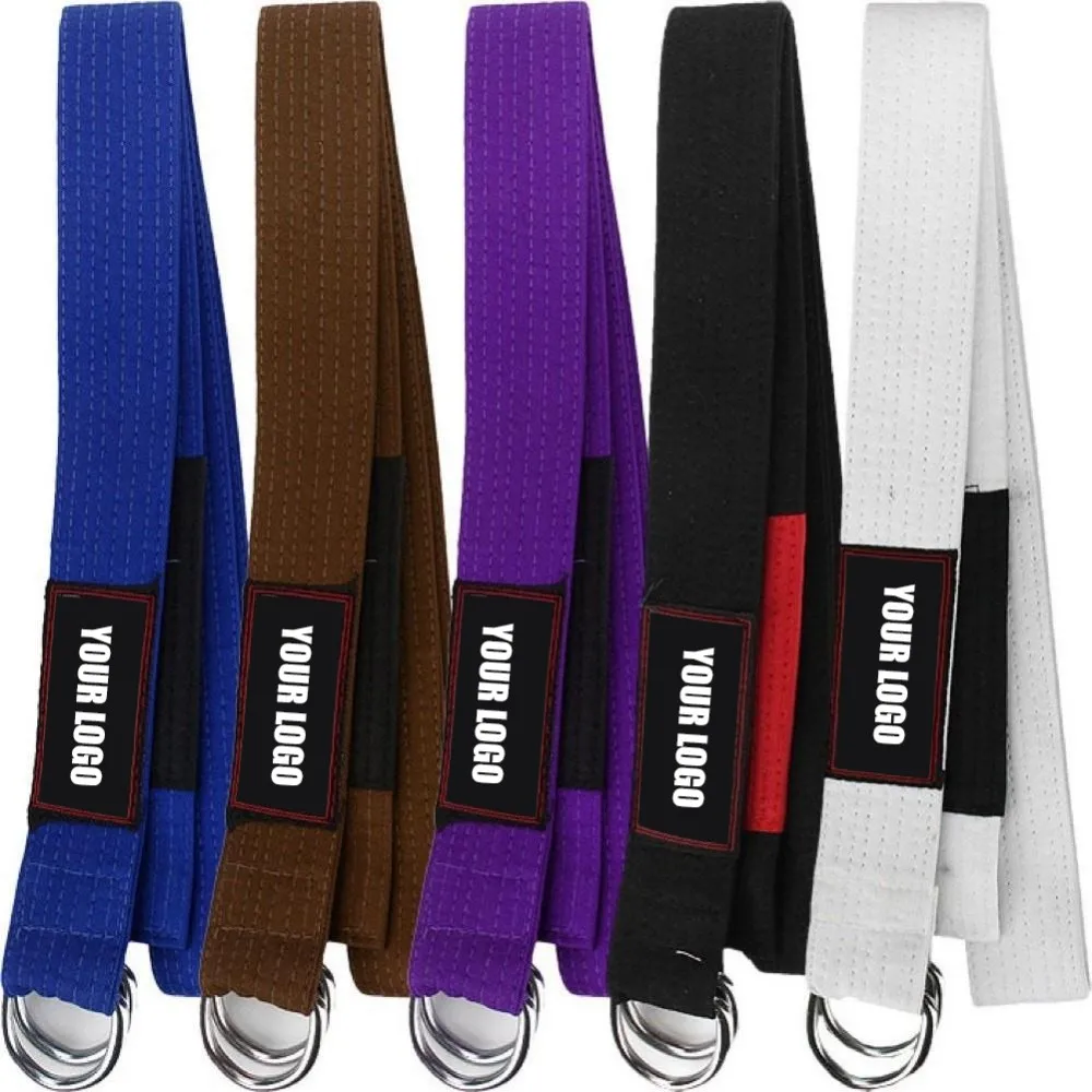 Best Quality Karate Judo Belts Equipment Brazilian Jiu Jitsu Kimono Bjj