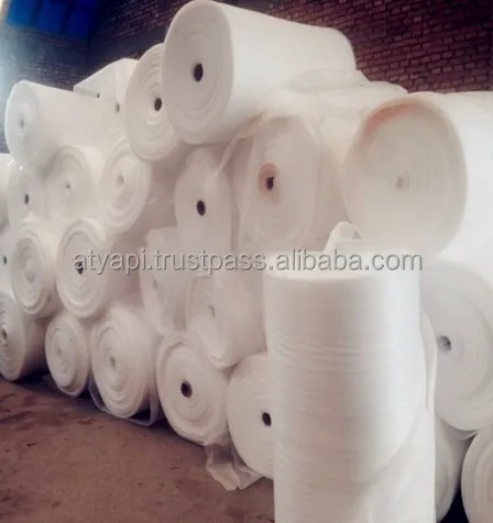 Factory wholesale custom white EPE foam sheet roll used in fruit packaging industry / Polyethylene foam