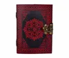 Vintage Leather Bazaar Handmade Leather Journal Day Of Dead Note Book Blank Dairy travel