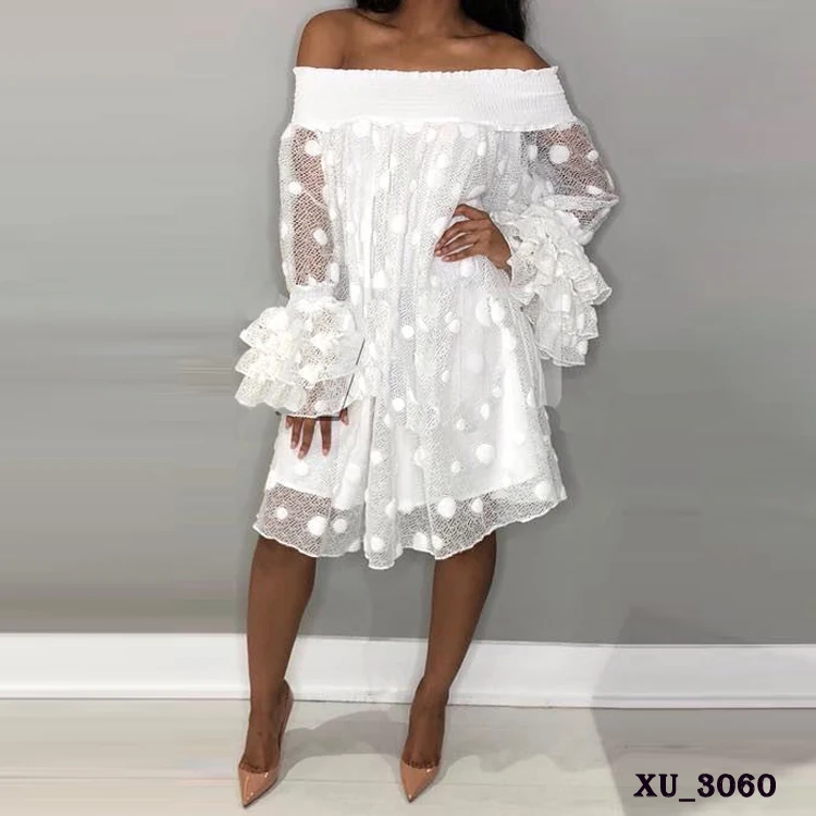 white summer cocktail dress